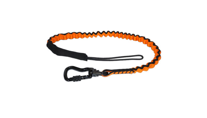 Elasticated Heavy Duty Tool Lanyard with Rotating Connector