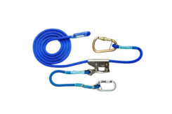 Adjustable work positioning lanyard for personal fall protection uk
