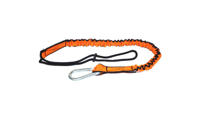 elasticated tool lanyard with fixed connector_safetyrespect