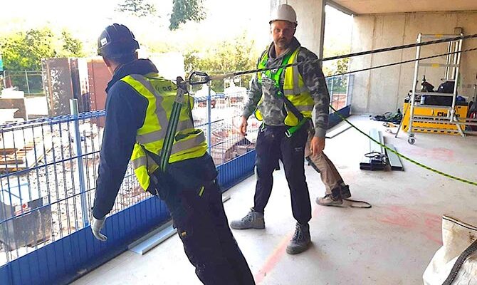 fall protection training for work restraint