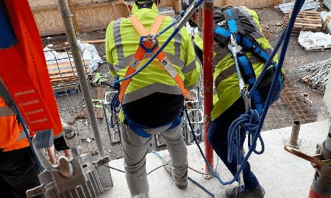 rescue training for working at height